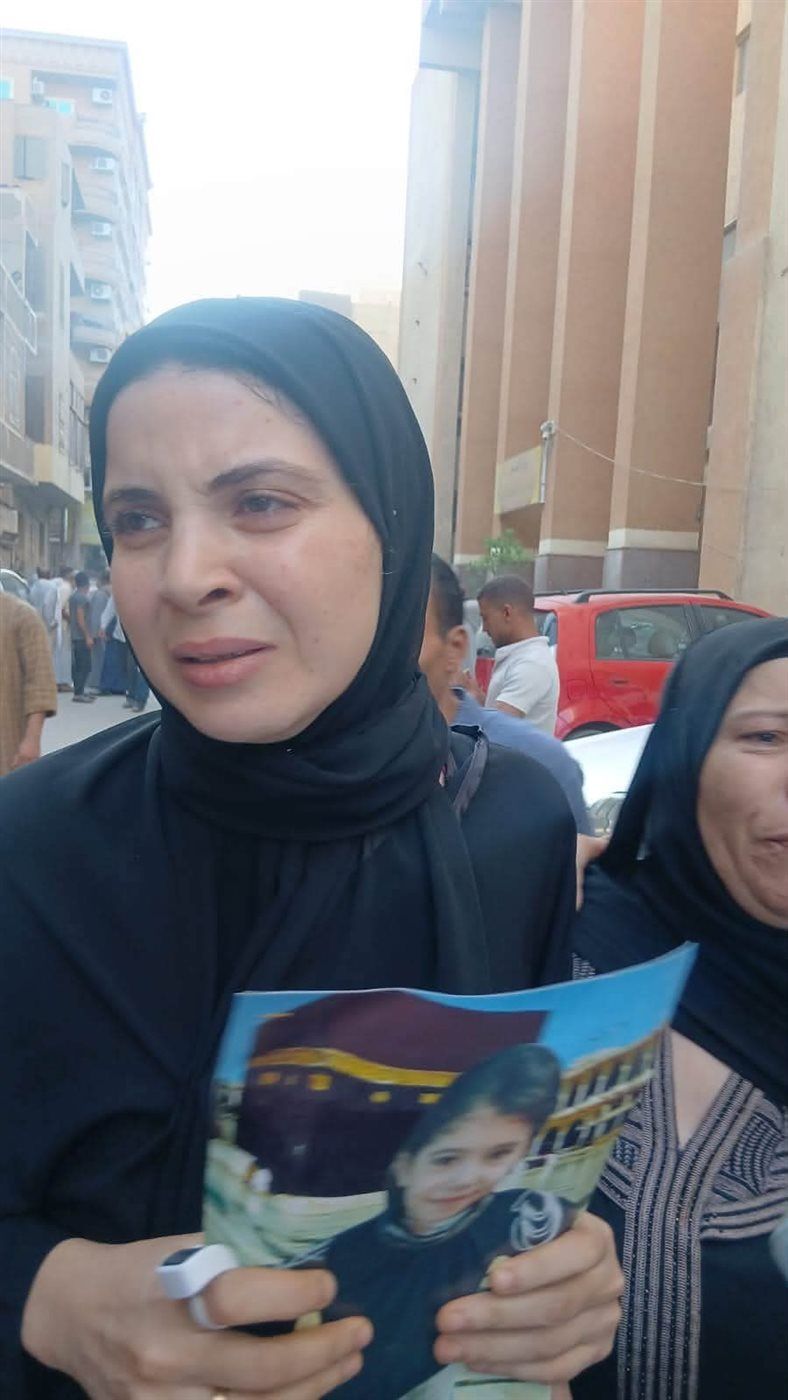 والدة لارين طفلة المنيا، فيتو 