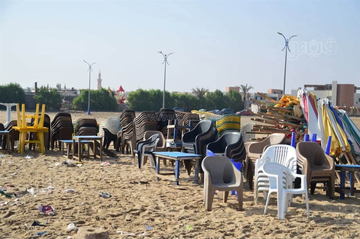 إخلاء شاطئ بورفؤاد ورفع درجة الاستعداد القصوى بسبب اضطراب البحر