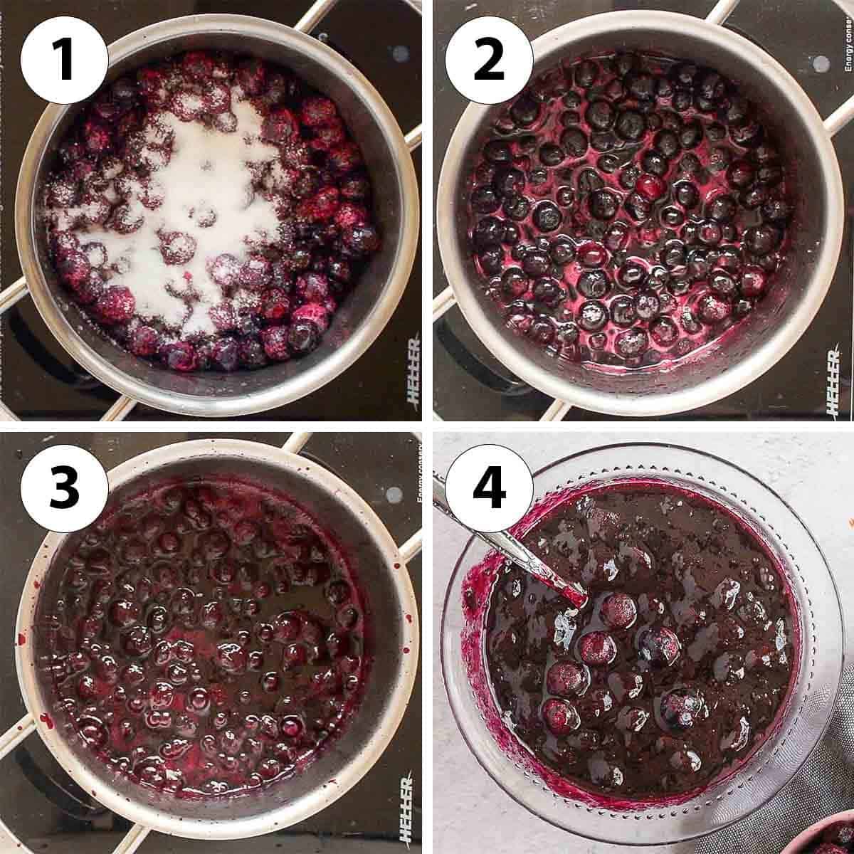 خطوات عمل مربى العنب