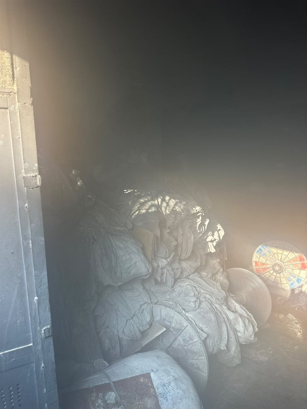 حريق مصنع نسيج بشبرا الخيمة، فيتو 