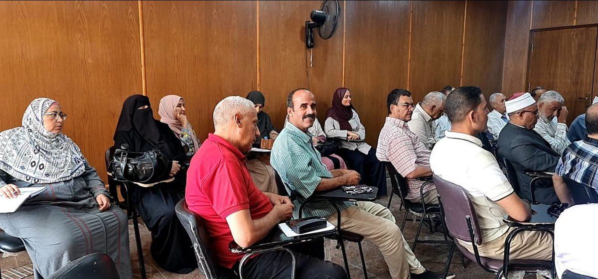 جانب من فاعليات التدريب، فيتو