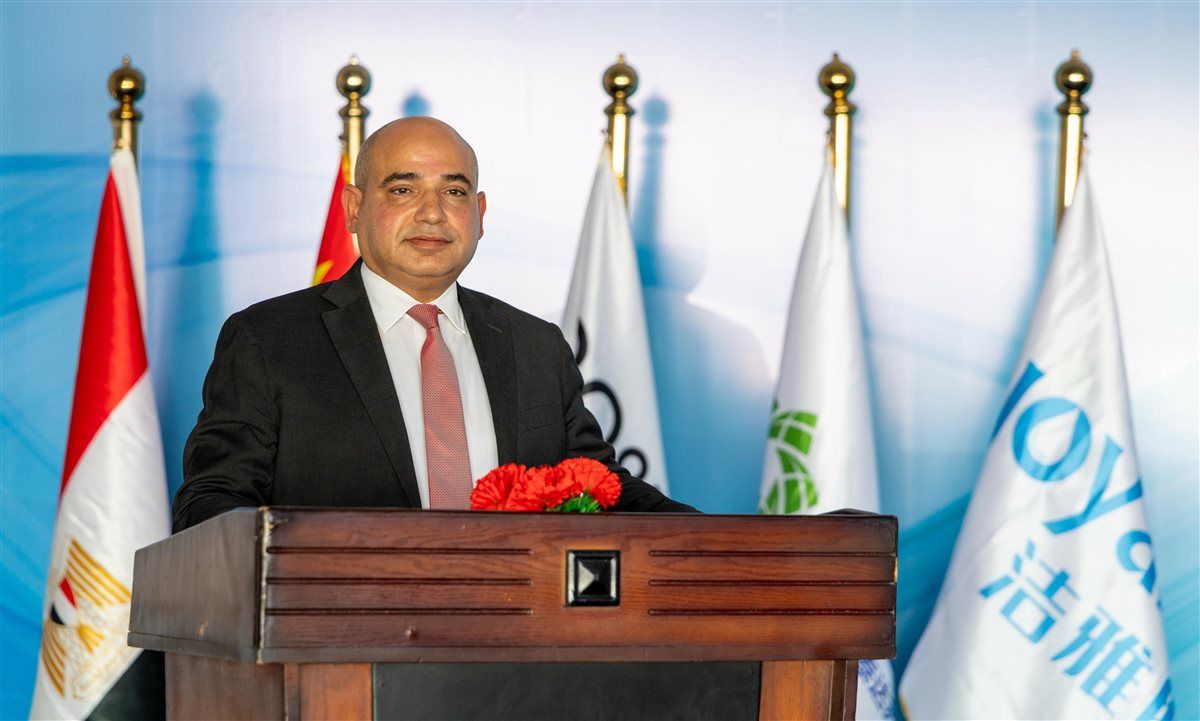 جانب من مراسم وضع حجر الأساس، فيتو