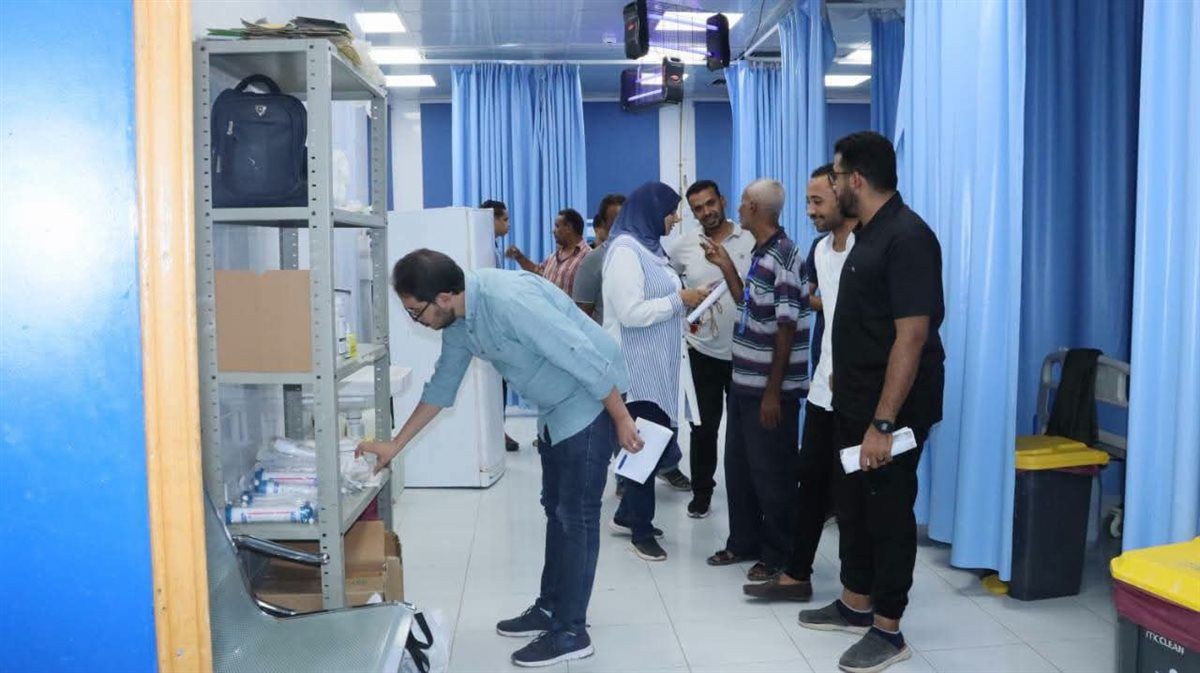 متابعة ميدانية لانتظام سير العمل وأعمال التجديد بمستشفى الحرم الجامعي بقنا، فيتو