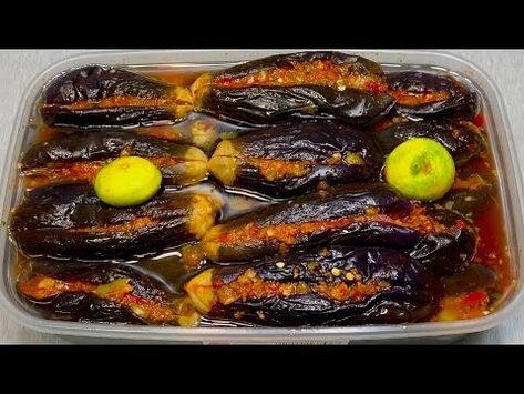 طريقة عمل الباذنجان المخلل