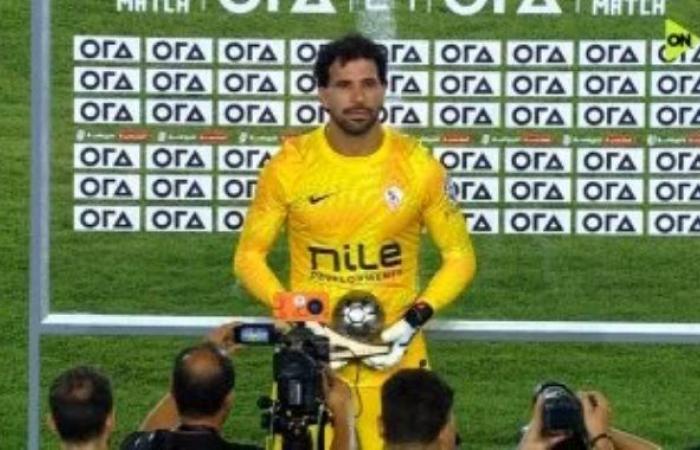 مهدى سليمان رجل مباراة الزمالك والبنك الأهلى فى الدورى