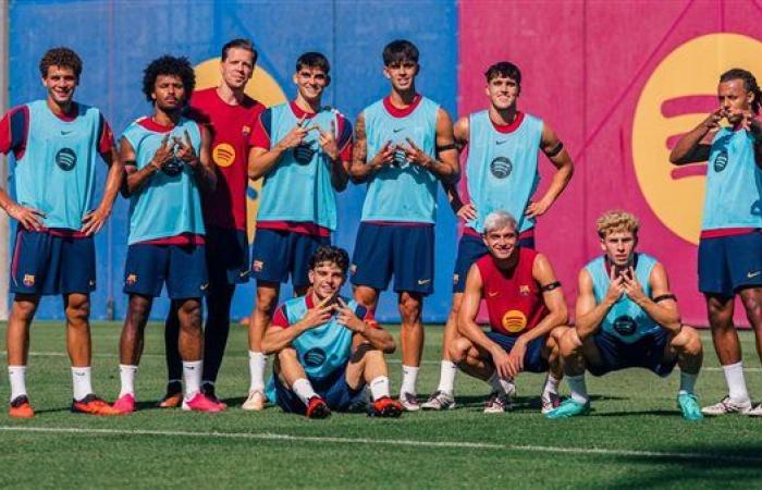 فريق برشلونة يصل فندق إقامته استعدادا لمواجهة أتليتك بلباو (فيديو)