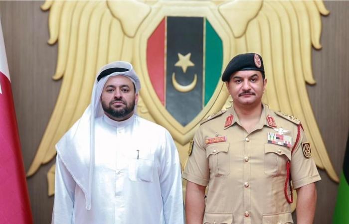 وزير الدولة بوزارة الخارجية يجتمع مع الفريق اول ركن صدام خليفة حفتر