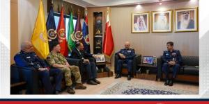 رئيس الشرطة يستقبل رئيس مديرية الشرق الأوسط للسياسات والأمن والعمليات بالمملكة المتحدة