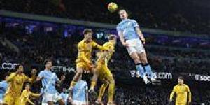 مانشستر سيتي يواصل السقوط ويتعادل أمام برايتون (1/1) في الدوري الإنجليزي الممتاز