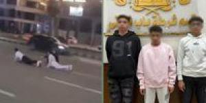 بيلعبوا ضغط في نص الطريق.. ضبط 3 طلاب أدوا تصرفات غريبة أمام السيارات بكورنيش الإسكندرية
