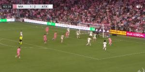 إنتر ميامي ضد أوستن.. ملخص اهداف ونتيجة مباراة انتر مياتمي وأوستن في الدوري الأمريكي بعد مرور 65 دقيقة