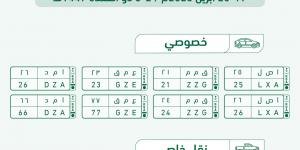 المرور يعلن طرح مزاد اللوحات الإلكتروني عبر “أبشر” بدءًا من الأحد
