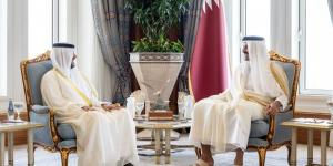 أمير قطر يتسلم أوراق اعتماد الشريم سفيراً للكويت بالدوحة