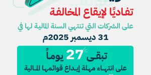 وزارة التجارة: تبقّى 27 يومًا على انتهاء مهلة إيداع القوائم المالية للشركات