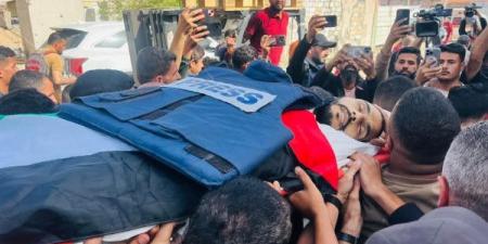 بعد استشهاد إصليح.. ارتفاع عدد الشهداء الصحفيين بقطاع غزة إلى 215