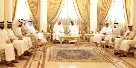 المعلا يعزّي في وفاة فاطمة المزروع بمنطقة الطلاع في الشارقة