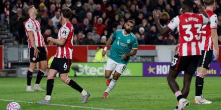ليفربول يسقط أمام برنتفورد ويعاني من هزيمته الرابعة على التوالي بالدوري الإنجليزي