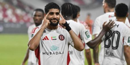 إبراهيم عادل يقود الجزيرة لعبور عجمان والتأهل لربع نهائي كأس رئيس الدولة