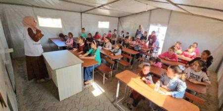 (أونروا): انضمام 25 ألف طفل فلسطيني بقطاع غزة إلى "مساحات التعلم المؤقتة"