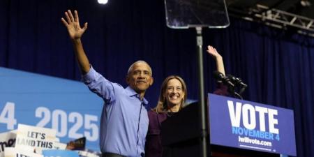 أوباما يهاجم ترامب خلال حملة دعم للديمقراطيين