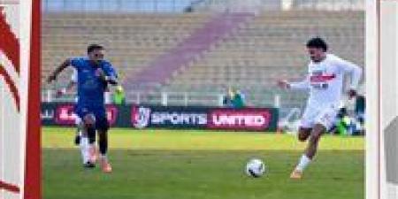 الشوط الأول: ناصر منسي يمنح الزمالك التقدم أمام بلدية المحلة في كأس مصر