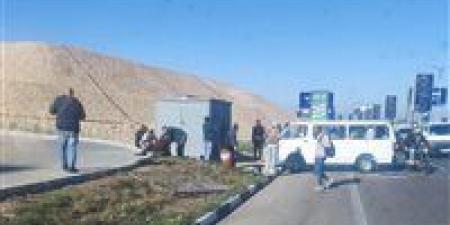 إصابة 17 شخص في حادث سيارة ميكروباص بالفيوم