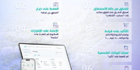 “سكني” توضح خطوات التحقق من حالة الاستحقاق عبر خدمة الدعم السكني