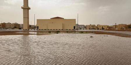 الأمطار تنعش المناطق الشمالية وطريف الأعلى