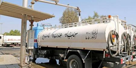 ضعف المياه العذبة في 5 محطات تعبئة في عدة مناطق بسبب أعمال الصيانة