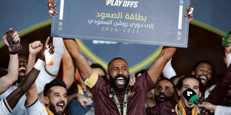 نادي الدرعية يكتب التاريخ ويتأهل إلى دوري روشن السعودي للمحترفين للمرة الأولى بعد فوزه على العُلا 2-1