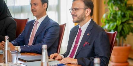 د. ماجد الأنصاري يجتمع مع الأمين العام لوزارة الخارجية والتعاون الدولي الإيطالي
