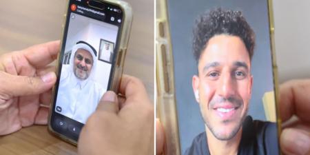 رئيس نادي الوكرة يطمئن على لاعب الفريق ومنتخب مصر حمدي فتحي (فيديو)