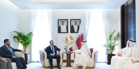  رئيس مجلس الوزراء وزير الخارجية يستقبل وزير الخارجية السوري