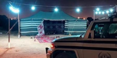 الأمن البيئي يضبط مخالفًا للتخييم دون ترخيص في منطقة عسير
