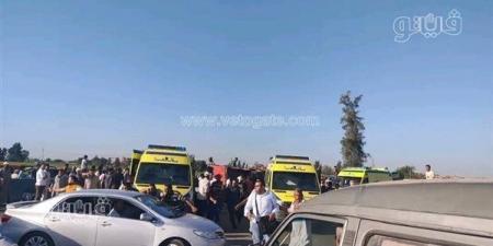 إصابة 9 عمال في انقلاب ميكروباص على الطريق الإقليمي بالشرقية
