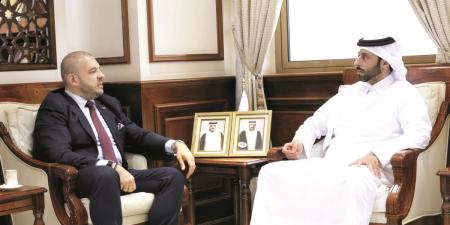 وزير البلدية يلتقي سفير الاتحاد الأوروبي