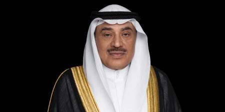 ممثل سمو  الأمير ولي العهد يتوجه إلى قطر لتقديم واجب العزاء في وفاة الأمير الوالد