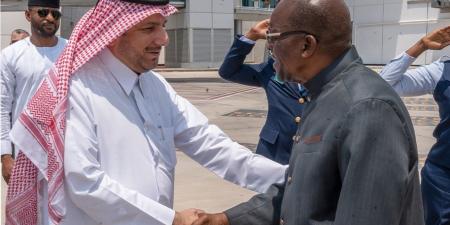رئيس البرلمان الغاني يصل الدوحة لتقديم العزاء في فقيد الوطن الكبير