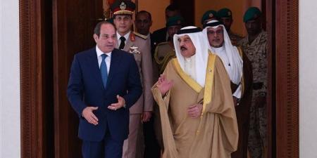 ملك
البحرين
مهنئا
السيسي
بذكرى
ثورة
23
يوليو:
نحرص
على
تعزيز
العلاقات
والارتقاء
بها