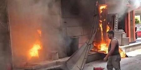 السيطرة على حريق التهم محتويات مطعم في ميدان المطبعة بدار السلام والسبب أسطوانة بوتاجاز