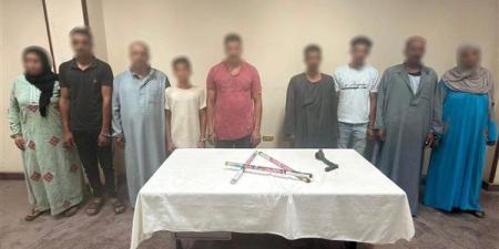 شماريخ وميراث، مشاجرة عائلية تشعل النيران في بالات قش بالشرقية وتنتهي بضبط 11 شخصًا