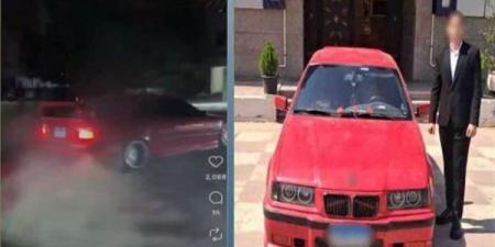 استعراض على الطريق، فيديو يقود الأمن لضبط قائد سيارة عرّض حياته والمواطنين للخطر بالفيوم