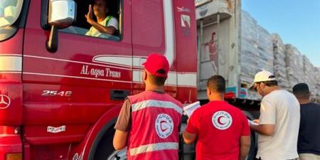 تزامنا مع اليوم العالمي للعمل الإنساني، زاد العزة 260 تنطلق إلى غزة بـ2577 طن مساعدات