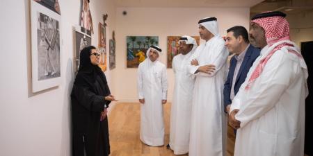 كتارا/ تفتتح معرض "تجليات فنية" لطالبات من جامعة قطر