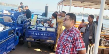 حملة لمتابعة انتظام العبارات النهرية بصدفا في أسيوط