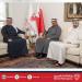 القائم بأعمال أمين عام المؤسسة الملكية للأعمال الإنسانية يستقبل سفير مملكة البحرين لدى الجمهورية السورية