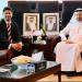 رئيس الطيران المدني يبحث مع السفير البريطاني تعزيز التعاون بين البلدين في مجال النقل الجوي