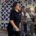 الحزن يسيطر على إلهام شاهين في عزاء عبد الرحمن أبو زهرة