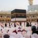جموع المصلين يؤدون صلاة عيد الأضحى في المسجد الحرام والمسجد النبوي