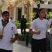 طالب بعلاج طبيعي القاهرة يحمل شعلة دورة الألعاب الأفريقية للجامعات